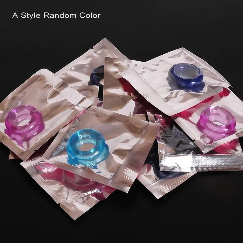 Intimate Goods For Men 5-100PC Ejaculation Delay Silicone Lock Sperm Ring Sex Adult Game Toys Erotic Cock Ring Exotic Accessorie