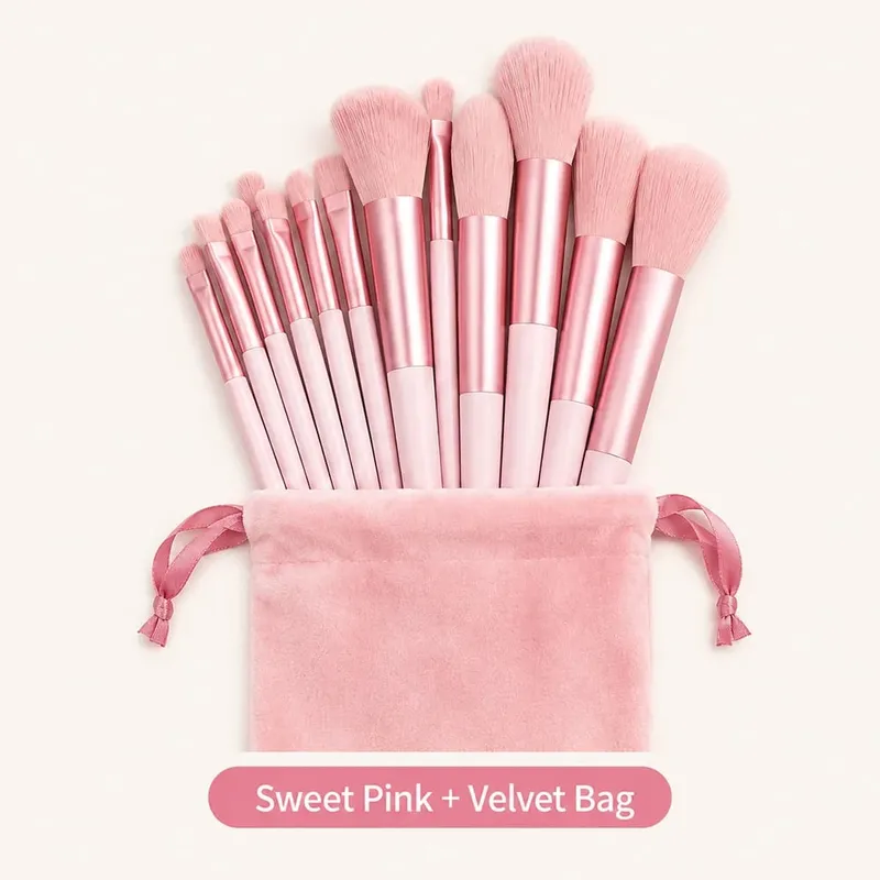 13Pcs Makeup Brush Set Soft Face & Eye Makeup Brushes for Foundation Powder Blush Concealer & Eyeshadow — image 5