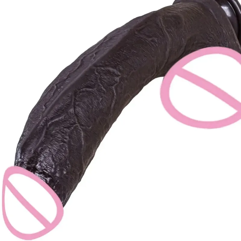 Realistic Dildo Soft Silicone Dick Penis With Strong Suction Cup Testicles Veins For Anal Play Experience Adult Sex Toy For Wome — image 1