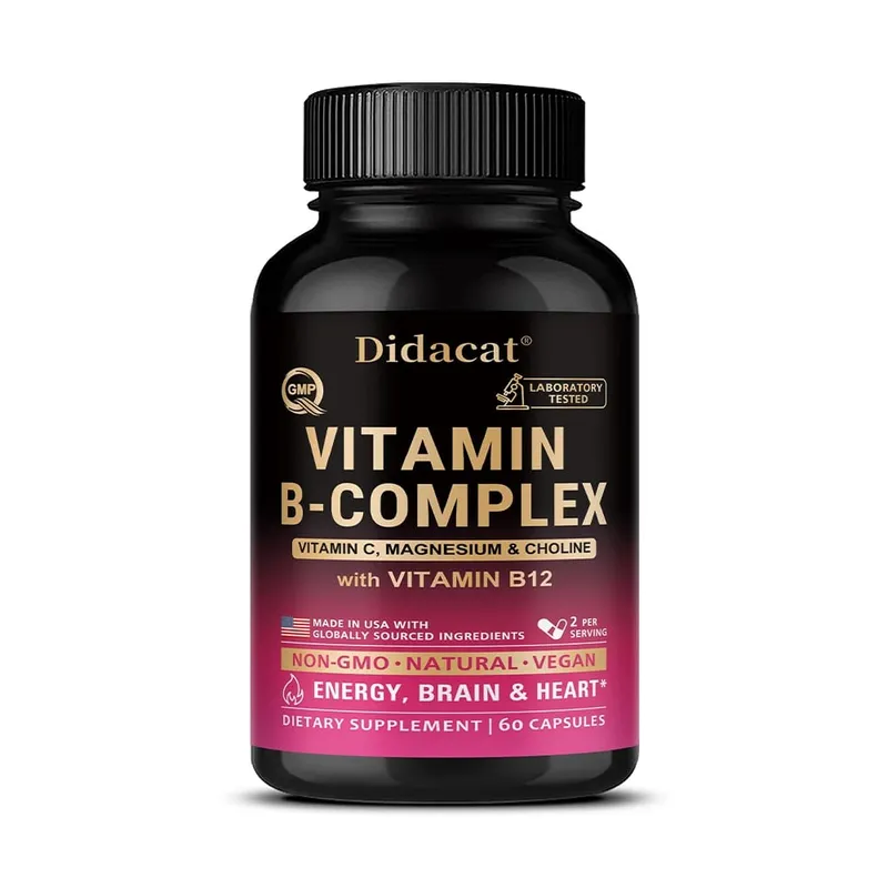 Vitamin B Complex with Vitamin C Choline & Inositol Support Energy Metabolism Nerve Health Cardio Wellness & Immune Defense — image 8