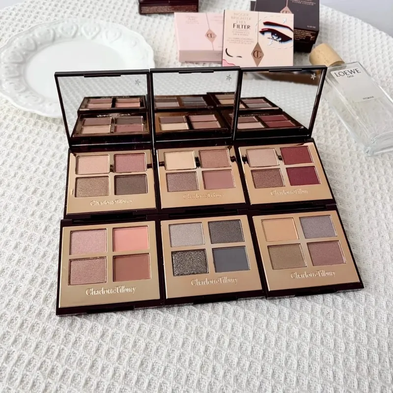 CT Dễ dàng sử dụng 4 màu 9 màu Bảng phấn mắt Charlotte Tilbury Son dưỡng môi Gối Talk Big Lip Plumpgasm Lip Blush Quà tặng trang điểm