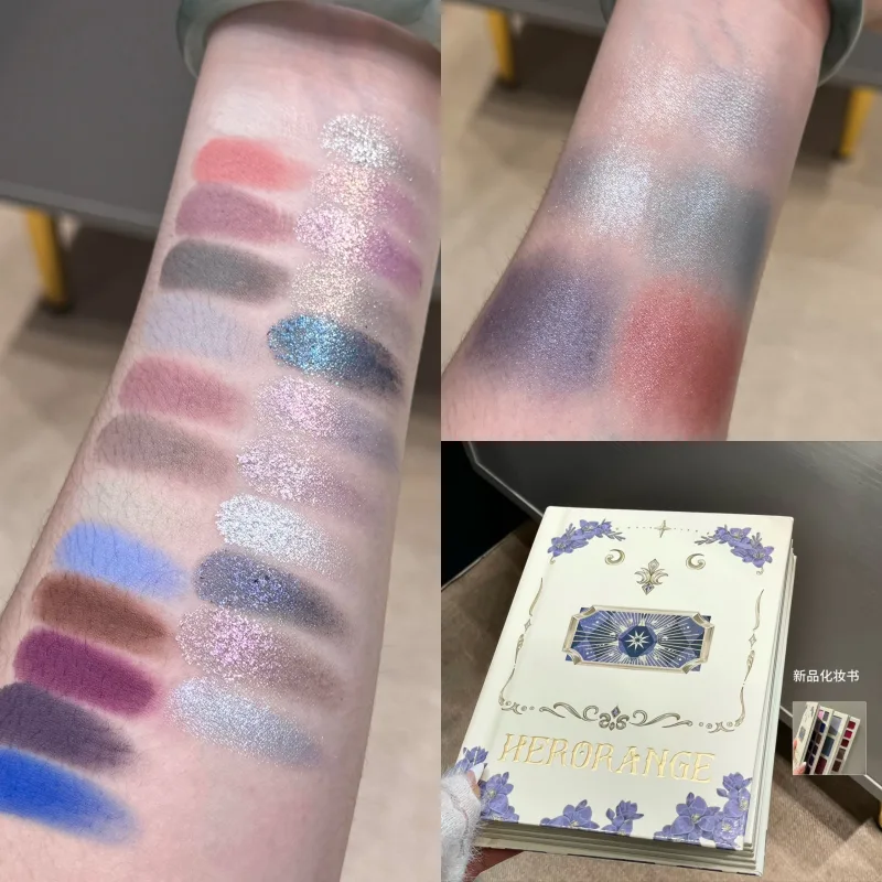 78 Colors Professional Eyeshadow Palette Book Design All In One Makeup Set Shimmer Matte Highlighter Contour Blush Lip Gloss Cos