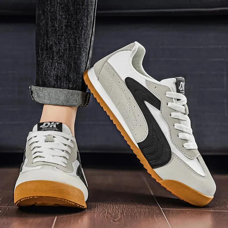 Low-Top Retro German Training Shoes for Men Color-Blocked Breathable Soft-Soled Casual Sneakers — image 6