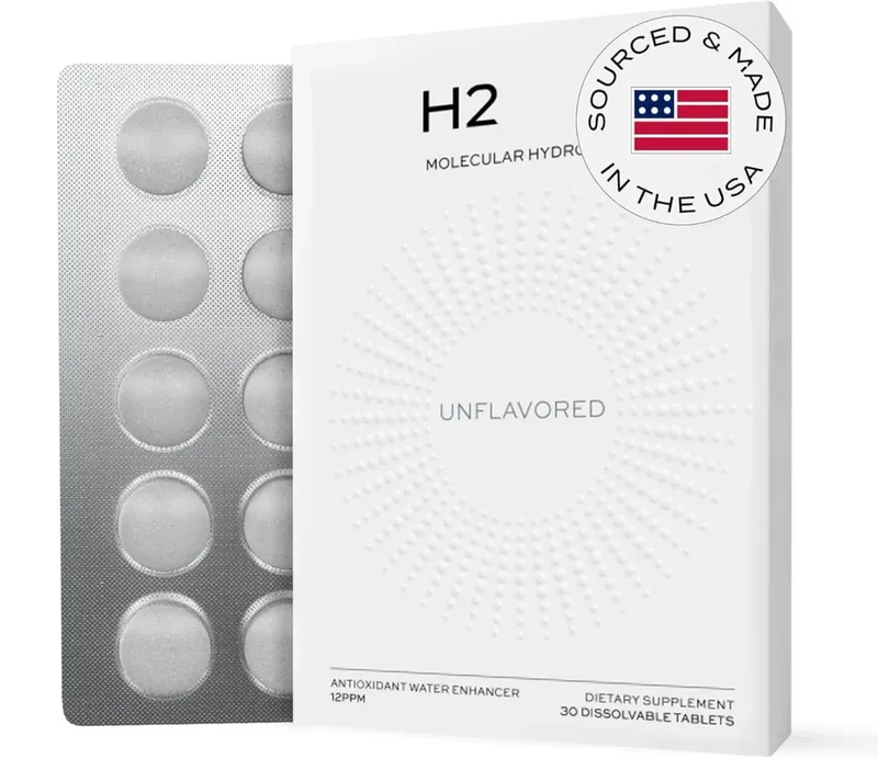 Molecular H2 Hydrogen Water Tablets with Magnesium 12PPM Hydrogen Tablets Support Cellular Health Recovery Cognitive Function — image 1