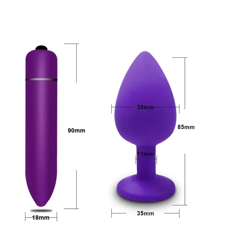 Soft Silicone Anal Butt Plug Unisex Sex Toys Men Prostate Massager Adult Gay Ass Stuffed Anal Trainer Massager for Couples — image 28