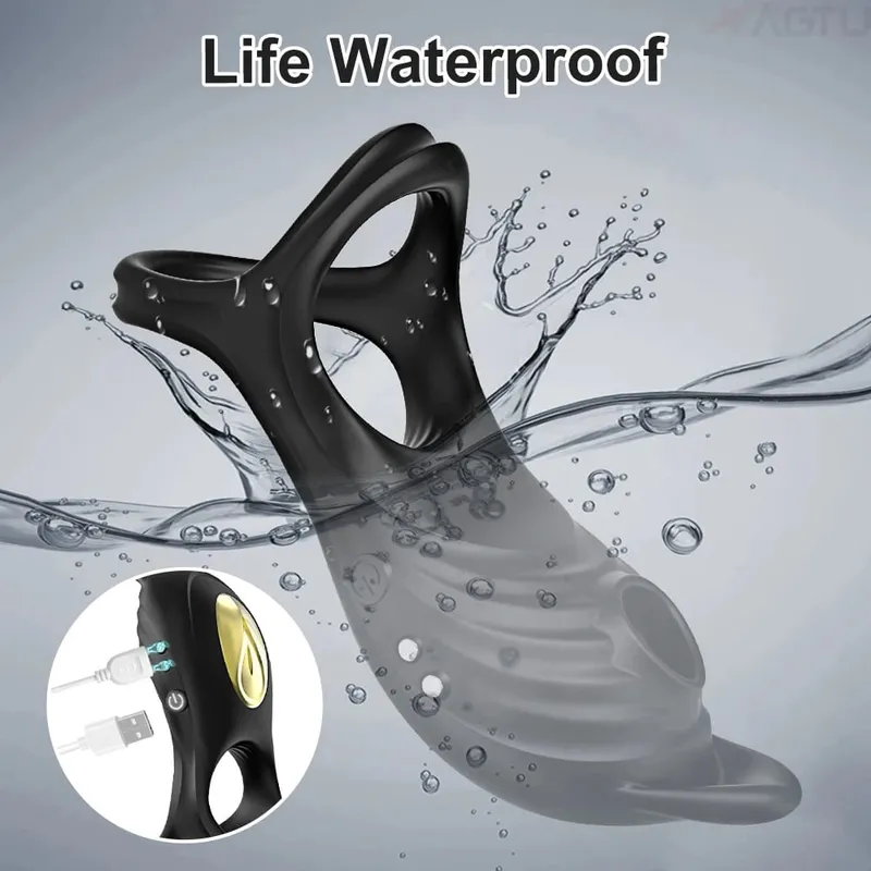 Sucking Vibrating Cock Ring for Men Remote Control Penis Ring Ejaculation Delay Clitoris Sucker Stimulation Sex Toy for Couples — image 6