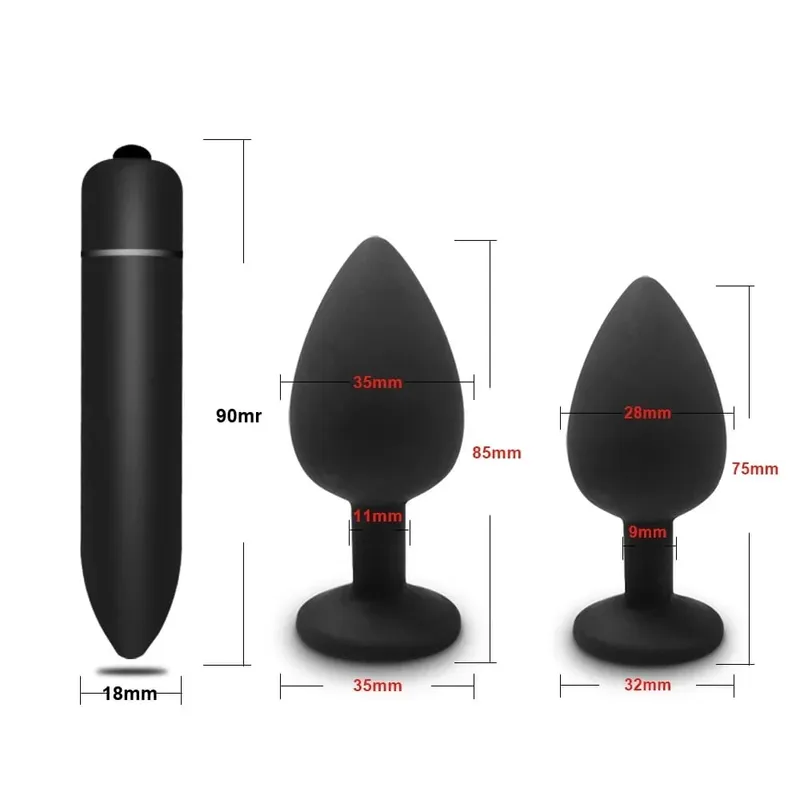 Soft Silicone Anal Butt Plug Unisex Sex Toys Men Prostate Massager Adult Gay Ass Stuffed Anal Trainer Massager for Couples — image 21