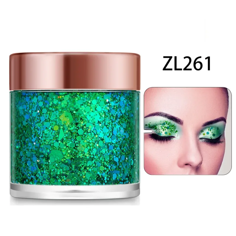 Chameleon Glitter Gel Sequins for Eye & Body Hair Makeup Bright Pearl Sequins Shimmer Face Shiny Decorations DIY Art & Parties