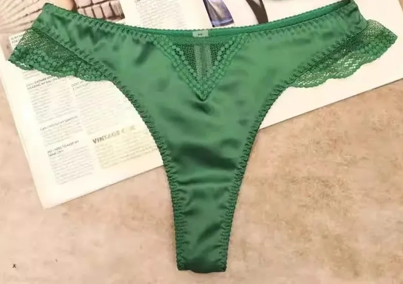 Satin Dessous-Set Französischer Spitzen-BH mit Vorder-Verschluss - Ultra dünn Minimizer & Push Up für jede Größe BANERDANNI AB
