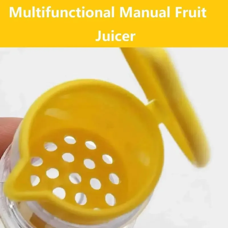 1/2pcs Lemon Mini Squeezer Portable Lemon Juicer With Lid Squeeze Lime for Cocktails Easy Juice Extractor Freshness Preserving — image 10