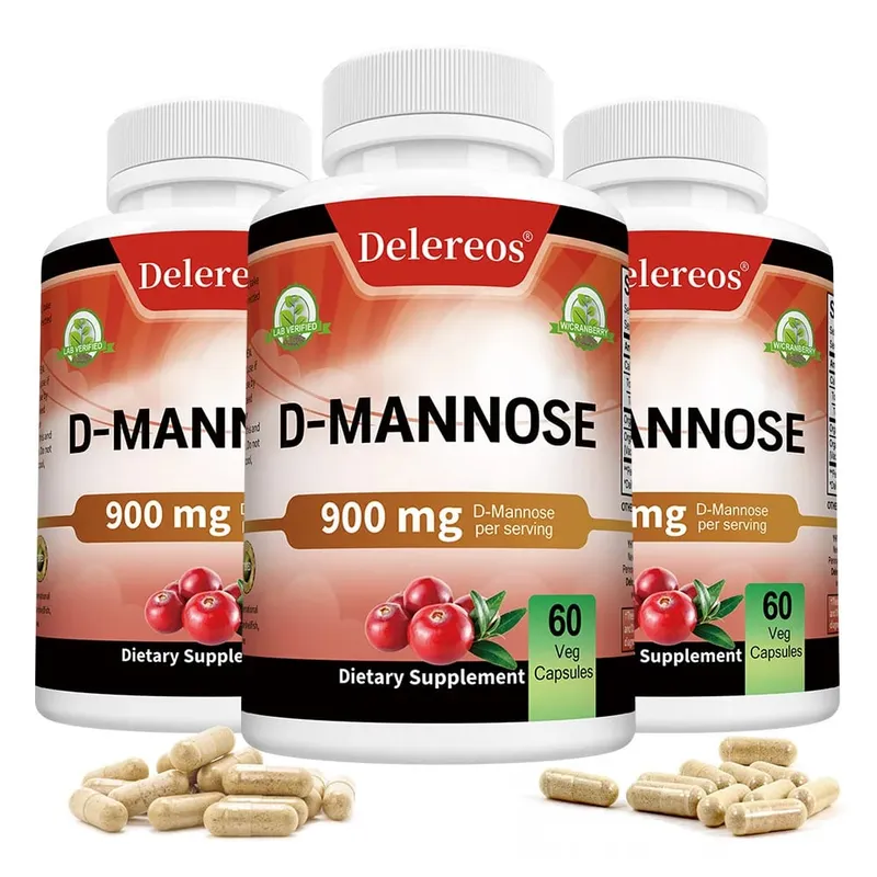 D Mannose Vegetarian Capsules - UTI Health Support Non GMO Vegetarian Friendly 120 Capsules — image 10