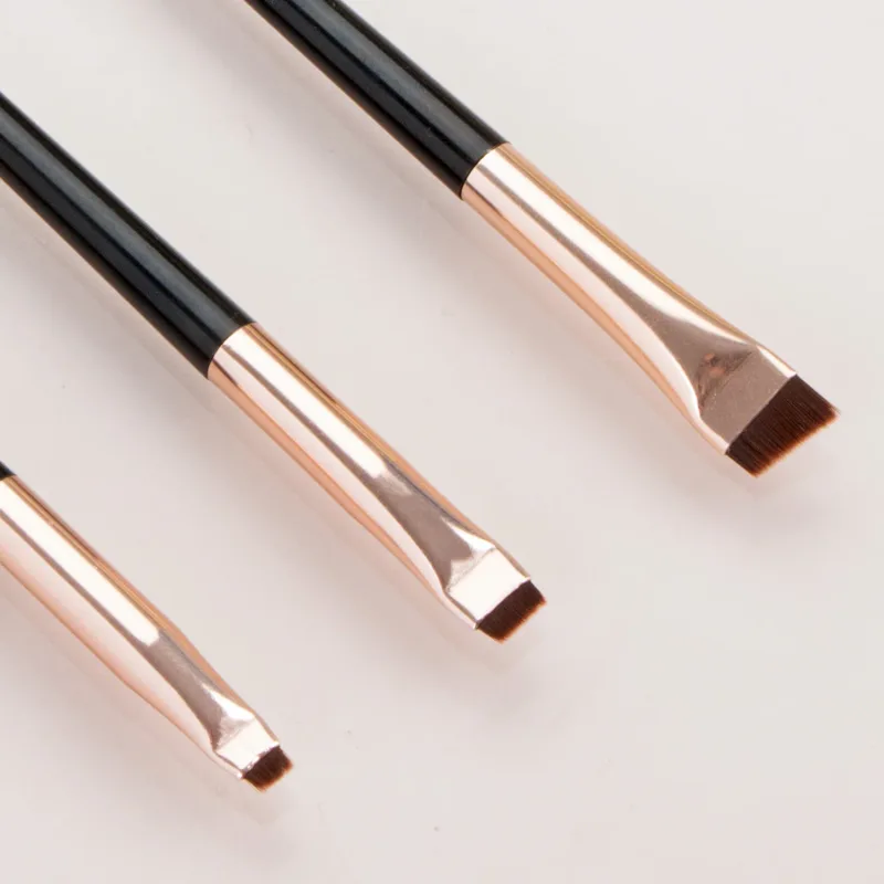 Pincel delineador de ojos, pinceles para tinte de cejas, juego de pinceles para cejas, punta en ángulo fino, tinte inclinado, maquillaje plano ultrafino, ojos Premium — image 5
