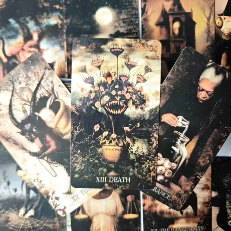 Grim Tales Tarot Deck - 10.3*6cm 78-Card RWS Gothic Fairy Tale Cards for Shadow Work Dark Fantasy Illustrated — image 4