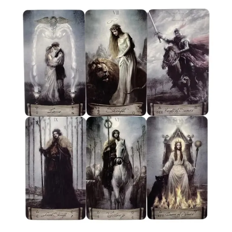 Heaven Earth Tarot Kit Cards 78 New Tarot Cards For Beginners With Guidebook Card Game Board Game Exquisite And Guidebook — image 4