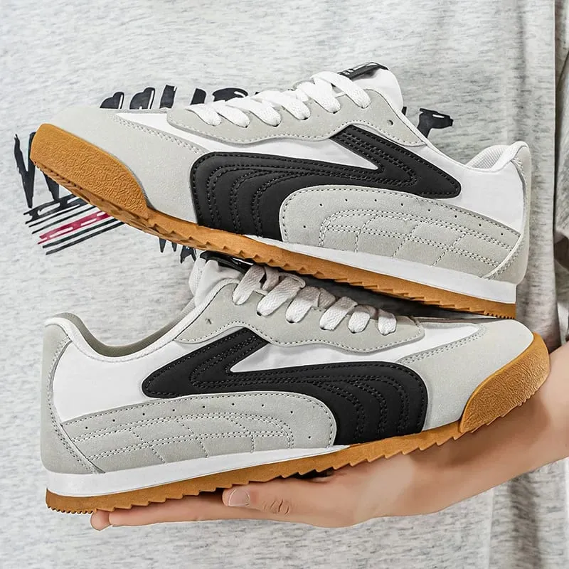 Low-Top Retro German Training Shoes for Men Color-Blocked Breathable Soft-Soled Casual Sneakers — image 5