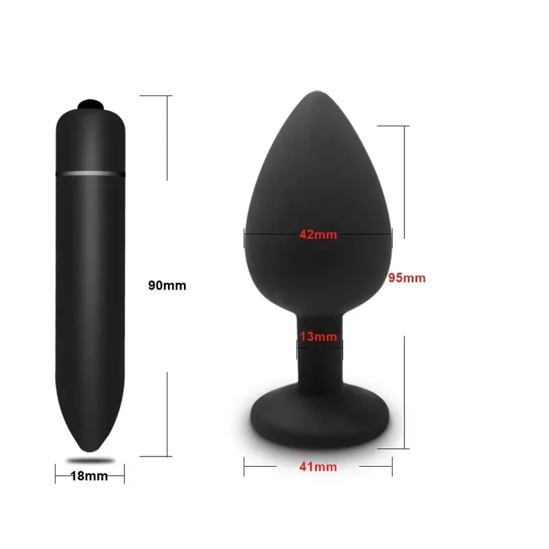 Soft Silicone Anal Butt Plug Unisex Sex Toys Men Prostate Massager Adult Gay Ass Stuffed Anal Trainer Massager for Couples — image 20