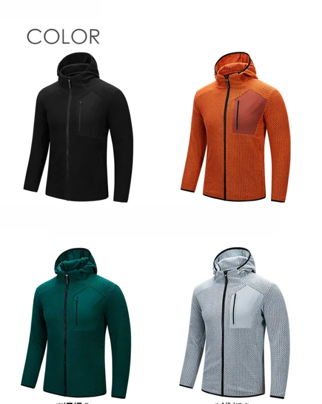Fashionable and Versatile Warm Hooded Coats, High-quality Men's Zipper Coats for Fall/winter,Casual Sports Fitness Sweatshirts — image 7
