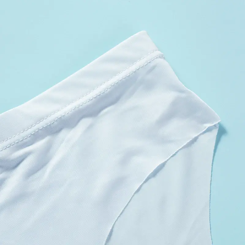 5 pares/lote calcinha ultrafina masculina cuecas de seda gelo verão transparente sem costura sexy de secagem rápida cueca respirável — image 5