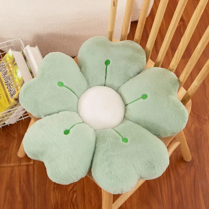 Fashion Flower-Shaped Plush Throw Pillow Cute Mattress Comfortable Sofa Decor Cushion Floor Cushion Plush Toy Chair Cushion Gift — image 10