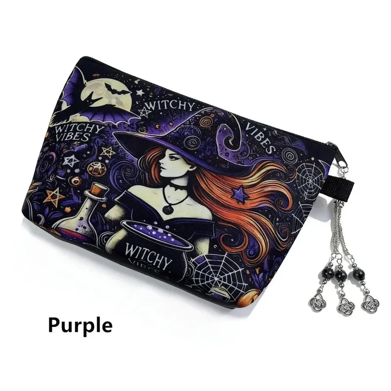 Tarot Cards Pouch Storage Witch Divination Accessories Jewelry Astrology Dice Makeup Bag L791