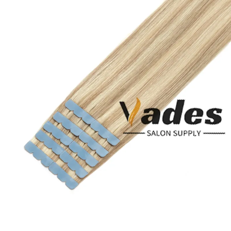 Remy Human Hair Mini Tape in Extensions 10Pcs Skin Weft Comfortable Wear for Women adding length boosting hair volume