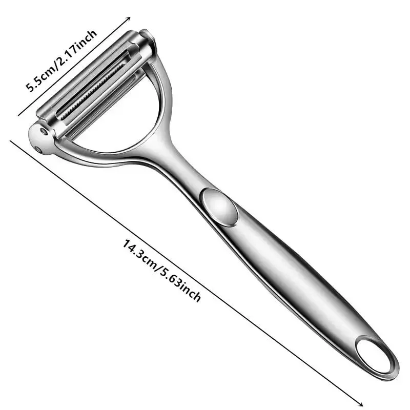 High Quality Stainless Steel Potato Cucumber Carrot Grater Julienne Peeler Vegetables Fruit Peeler Vegetable Slicer