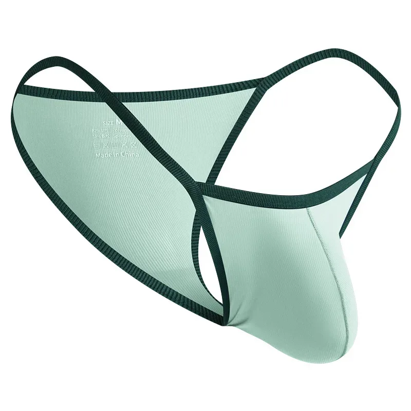Men's Underwear Low-waist Ice Silk Briefs Breathable Soft Panties — image 5