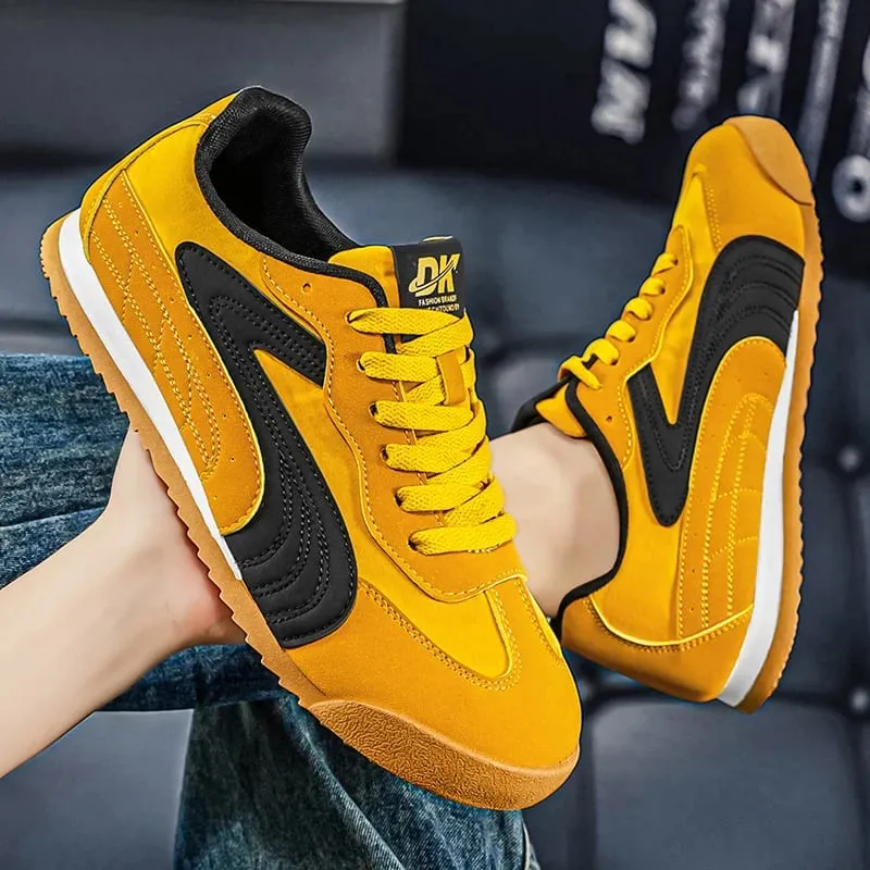 Low-Top Retro German Training Shoes for Men Color-Blocked Breathable Soft-Soled Casual Sneakers — image 3