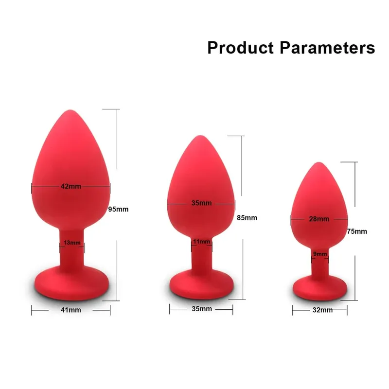 3 Sizes Soft Silicone Anal Plug Mini Butt Plug Erotic Sex Toys for Men Women Gay Couples Adult Anal Prostate Stimulator Dildo — image 19