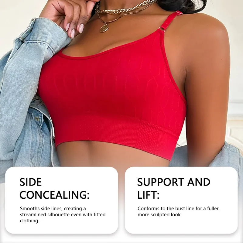 High Waist Thin Strap Lingerie Set Soft Push Up Comfortable Breathable Thin Strap Bra with Stylish High Waist Underwear