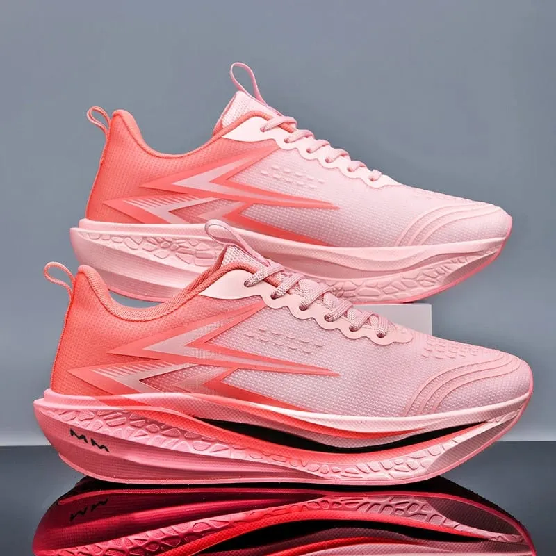 Running Shoes Men Carbon Board Marathon Sports Breathable Lightweight Women's Comfortable Athletic Nonskid Sneakers Casual NEW — image 3