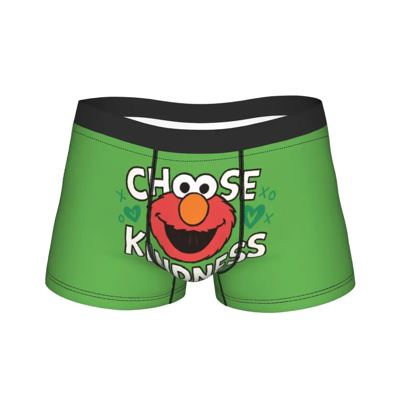 S-Sesames Streets Tango Elmo & Grover 속옷 남자 반바지 팬티 Funny Boxershorts 품질 세관 특대 팬티 — image 9