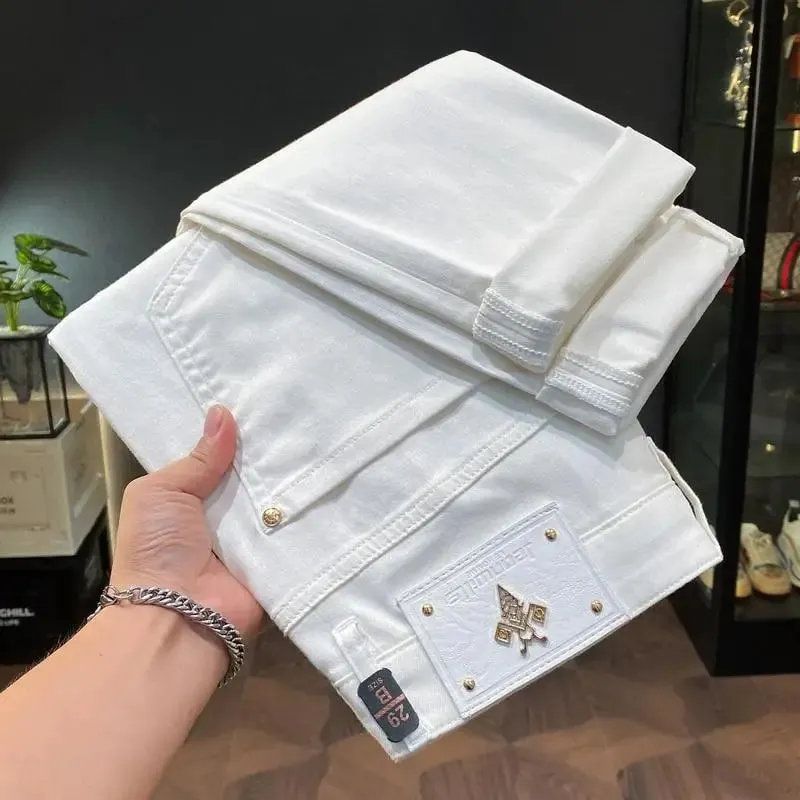 Men's 2026 Spring Summer Casual Daily Slim Skinny Stretch Jeans