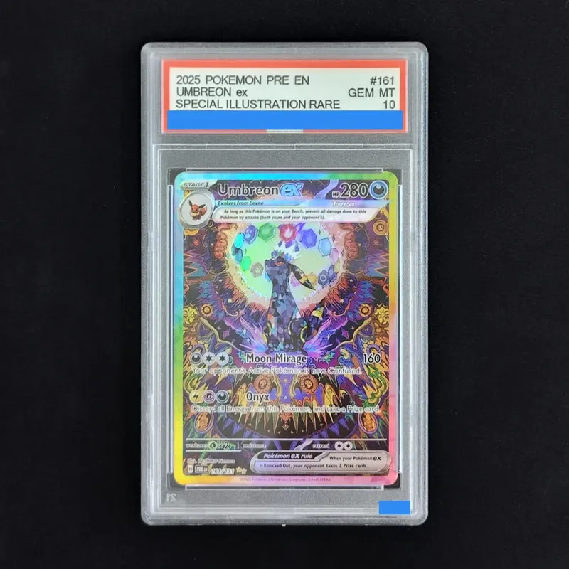 Proxy POKEMON PRE English PRISMATIC EVOLUTIONS #161 UMBREON ex Grade 10 Collection Card Toy — image 2