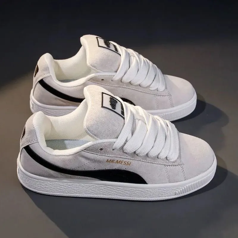 Skate Sneakers、LowTop Casual Board ShoesRetroFlat WalkingTrainers、Lace Up Platform Daily Footwear、Breathable Streetwear Sneakers — image 9