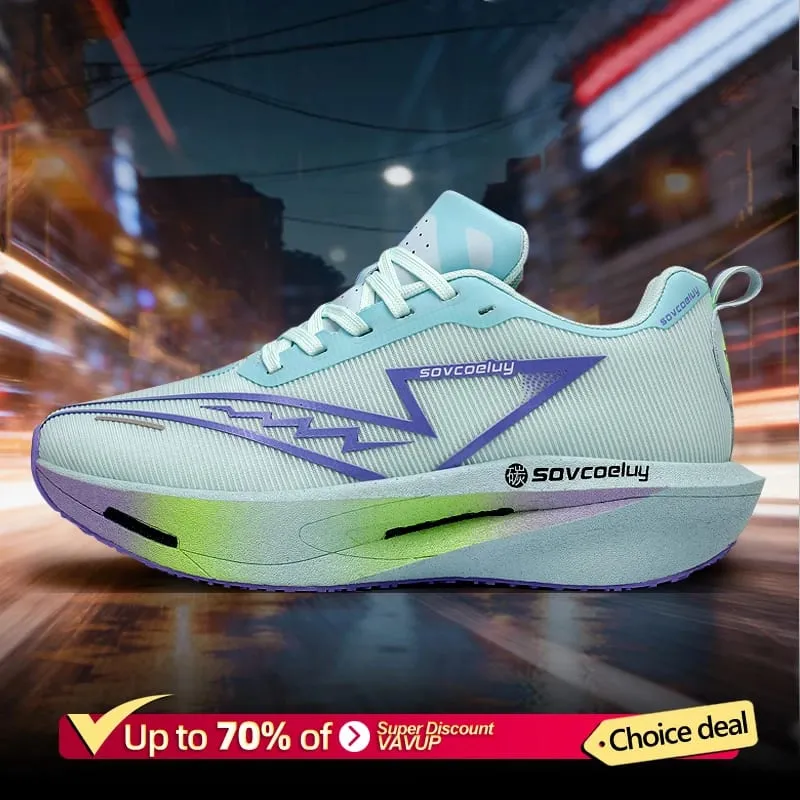 Carbon Board Marathon Men Running ShoesSpeciality Sports Breathable Lightweight Women's Comfortable Athletic Chunta Sneakers