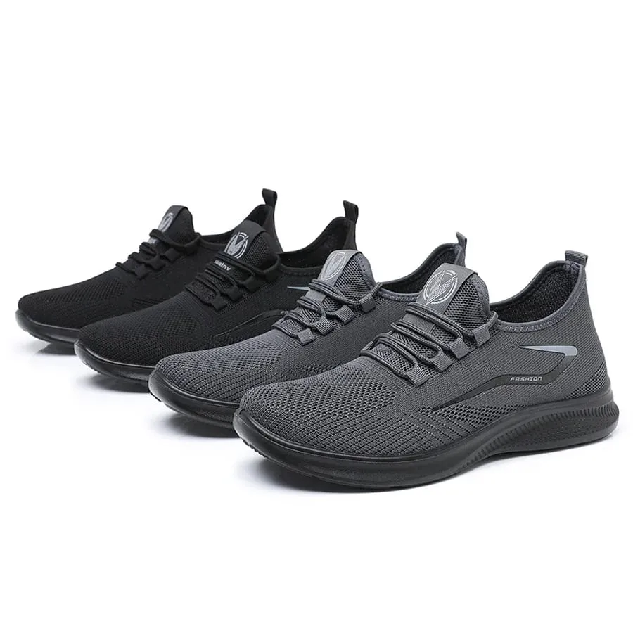 Men Comfort Knitted Loafer Sneakers 2026 New Arrival Breathable Air Knit Upper Slip On Shoes — image 7