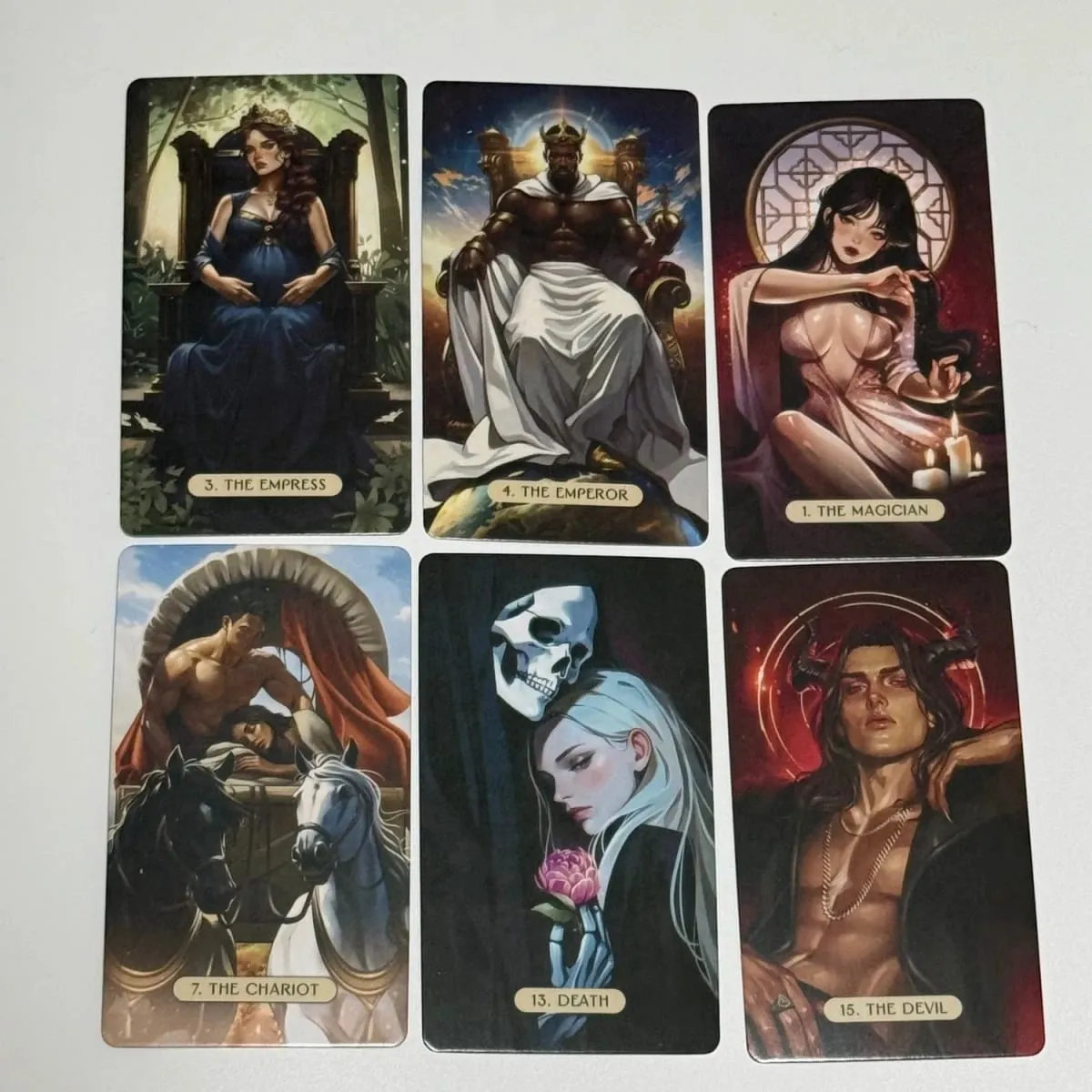 The Love and Lust Tarot English Version 78-Card Deck for Passion Intimacy & Soulful Love Readings 10.3*6cm