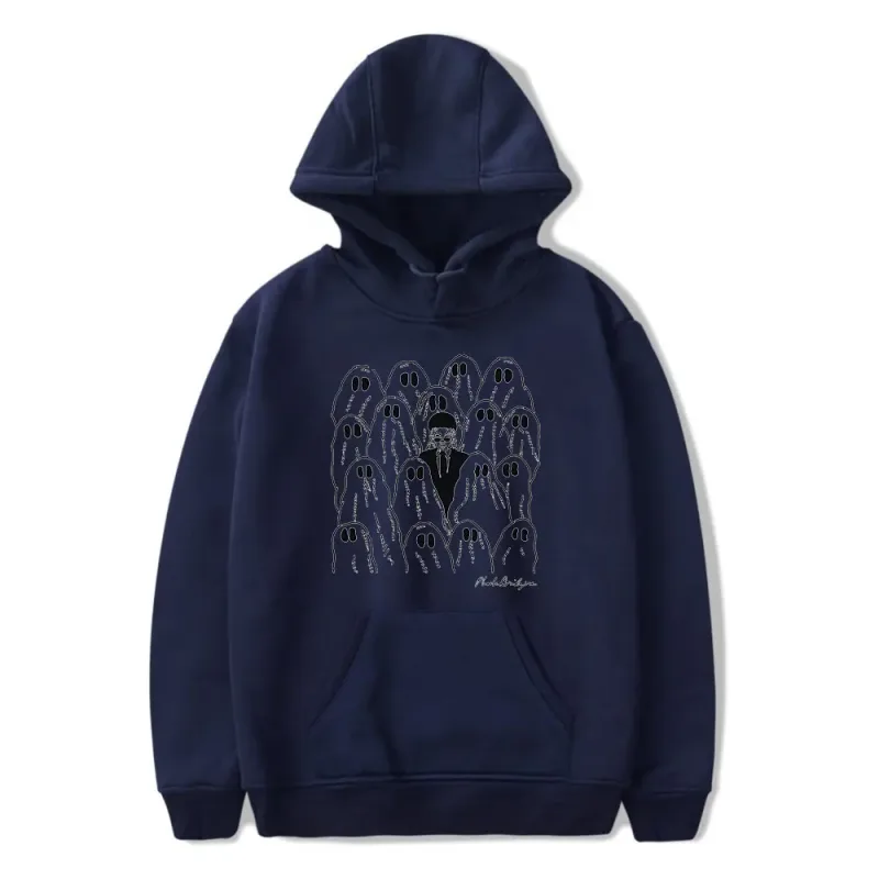 Phoebe Bridgers Ghost Merch Casual Hoodie Women Men Long Sleeve Sweatshirt Fashion Pullover Clothes