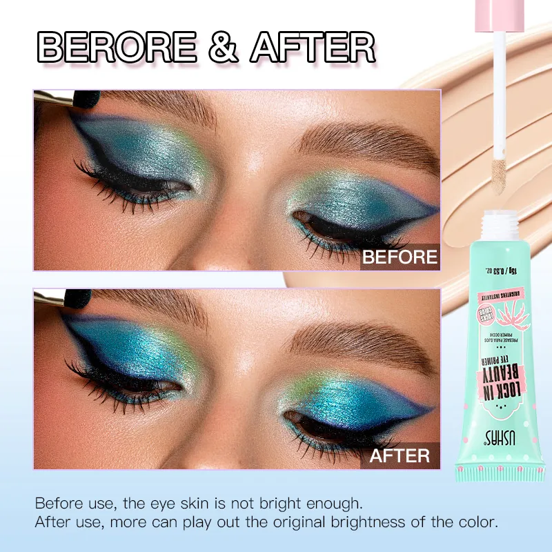 Lock In Beauty szemhéjfesték alapozó Hosszantartó Smudge Proof Brighten Eye Color Smooth Base Invisible Eye Makeup Primer — image 3