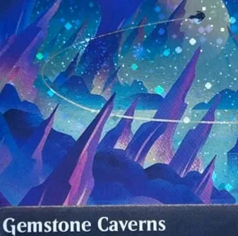 LK61 Galaxy Foil Eldrazi Temple Gemstone Caverns Godless Shrine Galaxy Foil High-Quality TCG Proxy Cards (Black-Core)