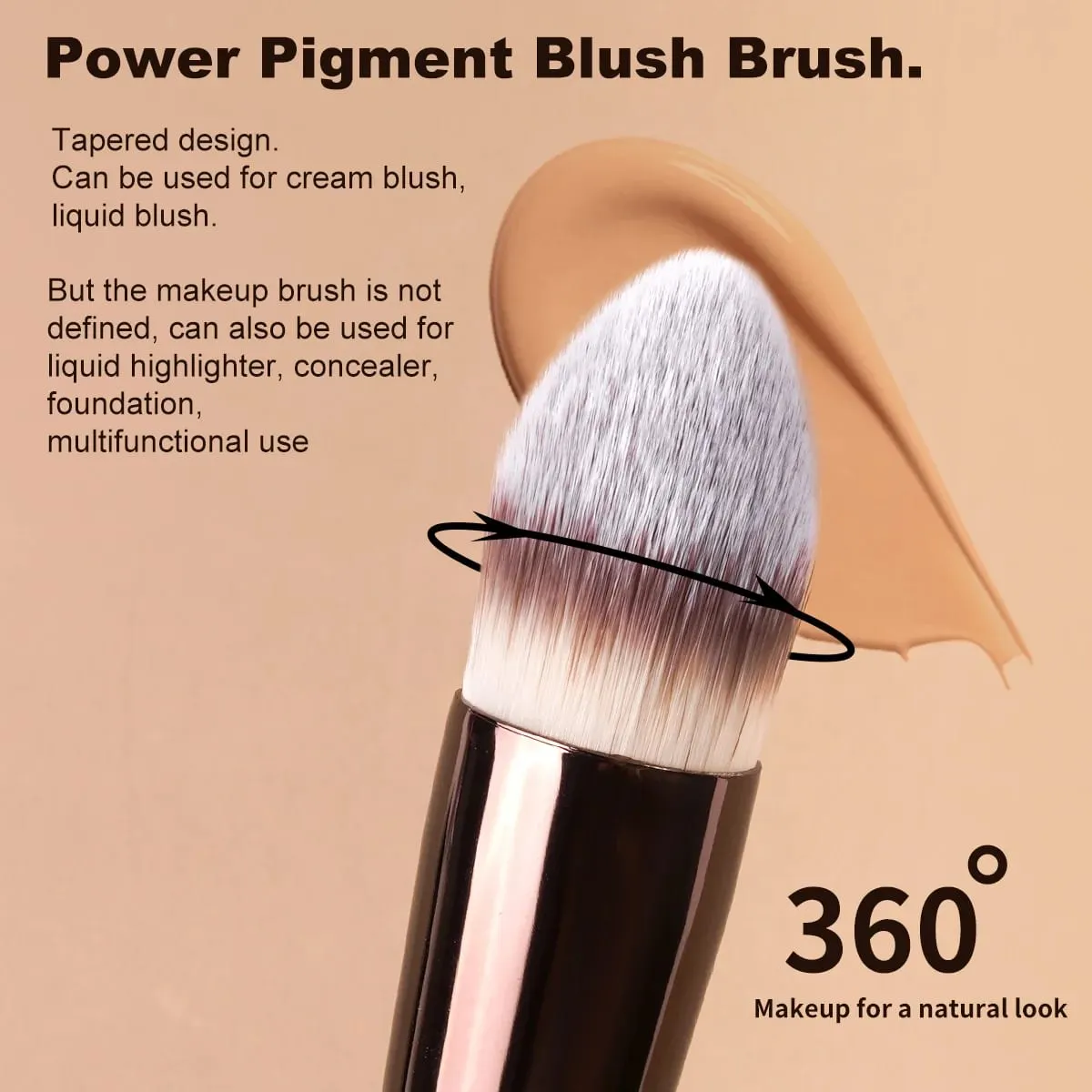 5pcs Makeup Brush Set Foundation Blush Concealer Eyeshadow Brushes Multi-Purpose Makeup Brush Kit Professional Brushes