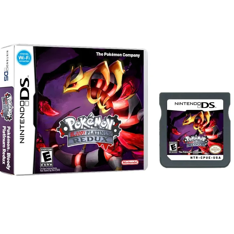 Anime Pokemon Series NDS Game Cartridge Video Game Console Moemon Silver Yellow KAIZO MoonBlack2 Hobby Collection Gifts Toys — image 9