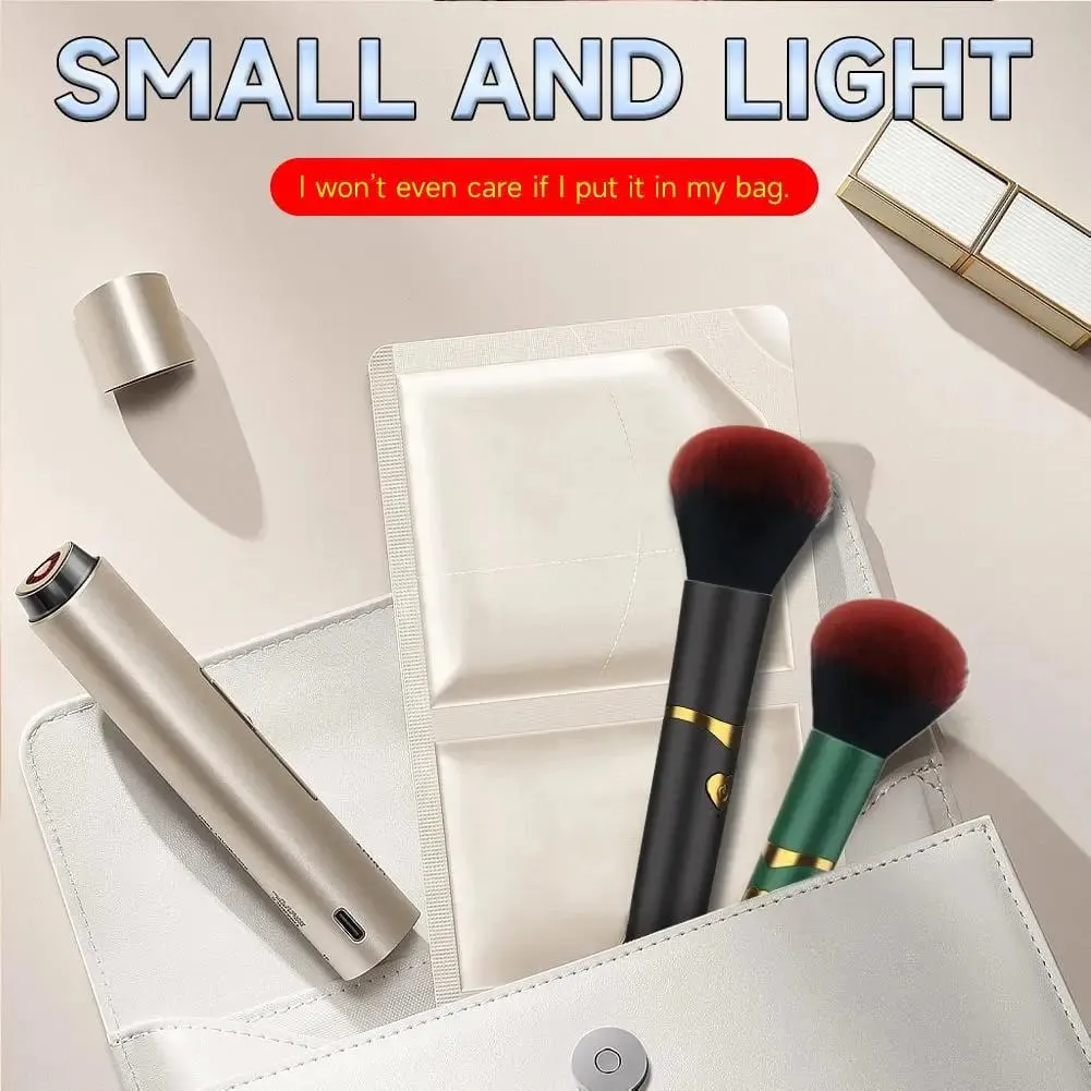 Pennello per trucco con vibrazione a 10 ingranaggi Pennello per trucco elettrico Pennello cosmetico ricaricabile USB per correttore fard in polvere liquida