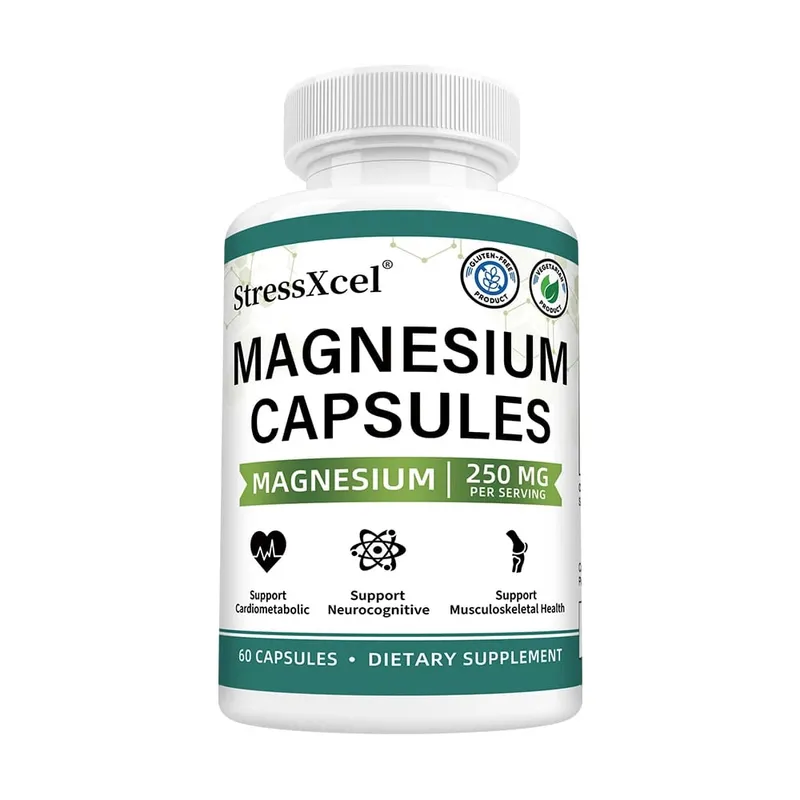 Magnesium Glycinate 250mg with Zinc Vitamin D3 & B6 for Sleep Relaxation Immune Health Absorption 120 Capsules — image 8