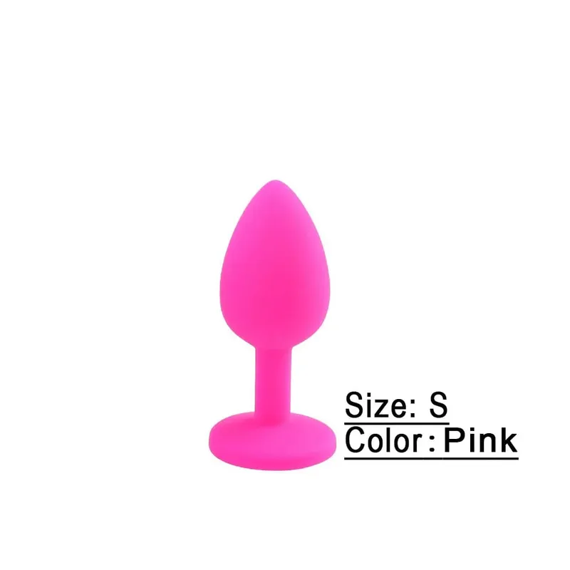 S/M/L Soft silikonový anální kolík Mini Erotický anální kolík Sexuální hračka pro začátečníky Muži Ženy Gay páry Stimulátor prostaty Anální sexuální hračka