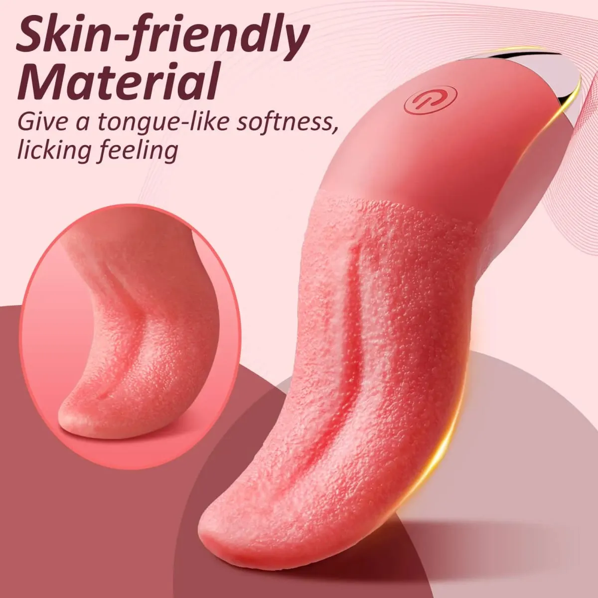 Clitoral Nipple G Spot Licking Vibrator Vaginal Anal Stimulator 10 Vibration Modes Massager Adult Masturbator Sex Toys for Women