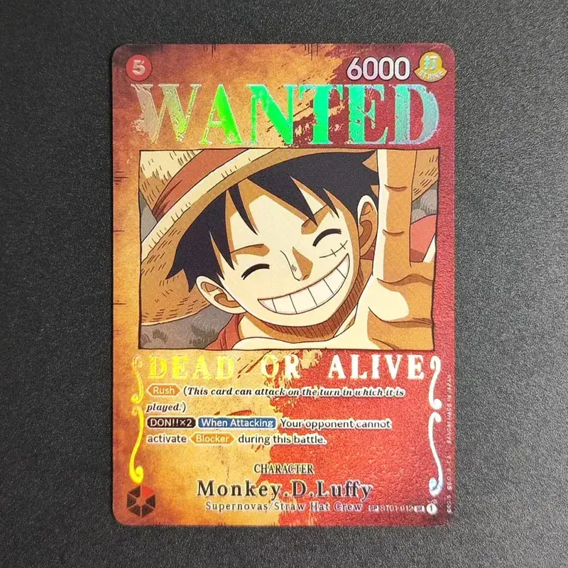 Proxy ONE PIECE CARD Luffy Shanks ACE Roger Teach Kaido Character Card Wanted Alternate Art English Collection Anime Cards — image 9
