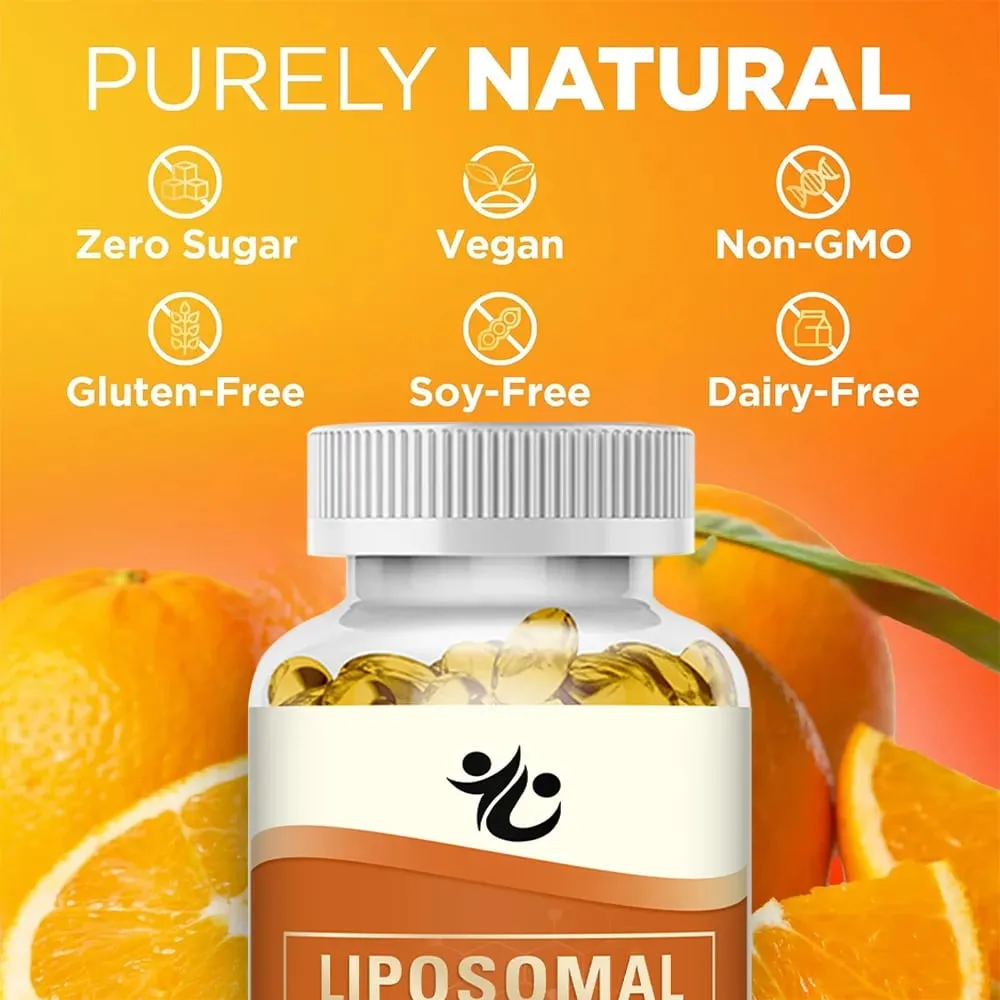 Liposomální vitamín C 1000 mg tobolky – podpora imunitní obrany produkce kolagenu záření pleti, kognitivní a oběhové zdraví