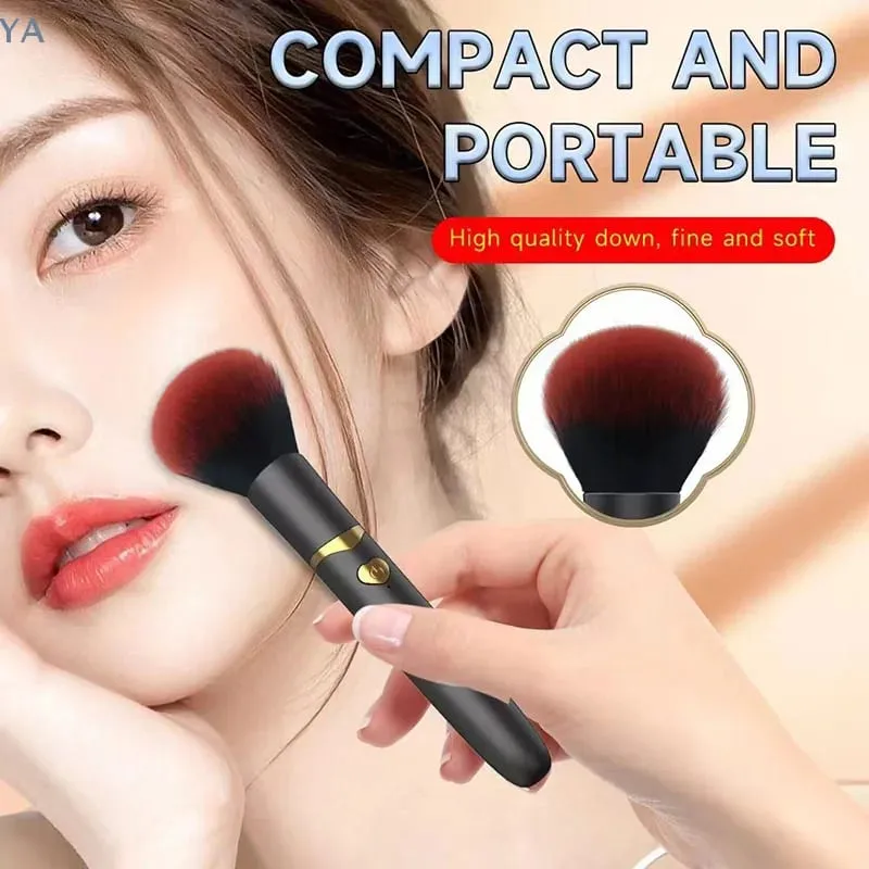[MP]2 In 1 แปรงรองพื้นไฟฟ้าแปรงแต่งหน้าแบบสั่นสะเทือนมัลติฟังก์ชั่นนุ่มปุยแบบพกพาแบบชาร์จไฟได้รายละเอียดเครื่องมือแต่งหน้า